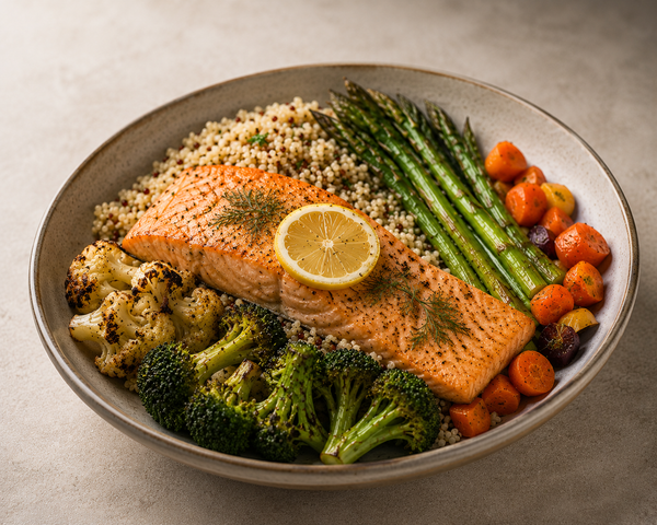 Lemon Dill Salmon Bowl